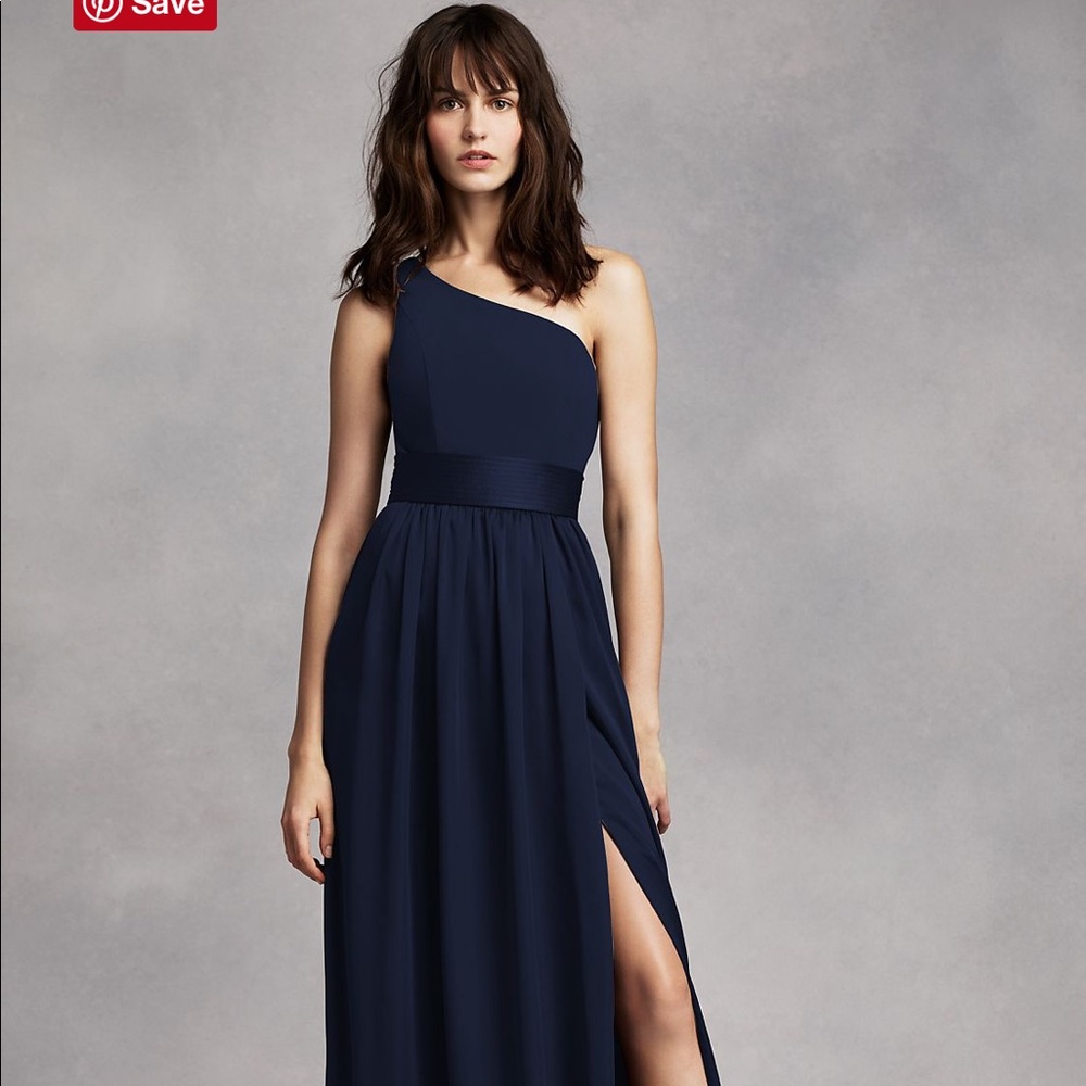 Vera Wang Bridesmaid Dress Size 4 Midnight